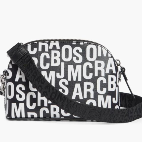 Marc Jacobs Jumbled Logo Dome Crossbody Bag NWOT - Picture 3 of 6